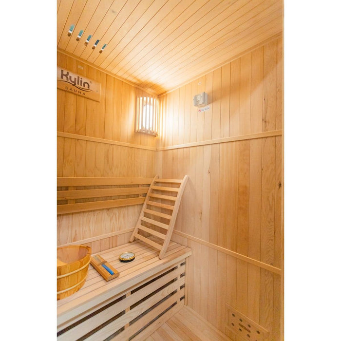 Kylin Traditional Indoor Steam Sauna Room 2 Person QD-EA3