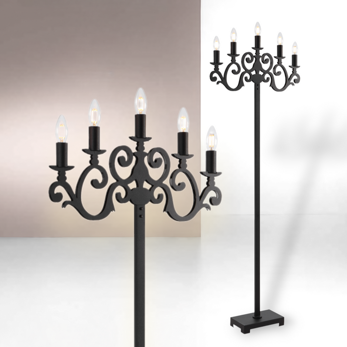 Emporia Floor Lamp - Black