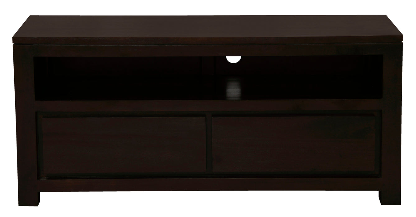 Amsterdam 2 Drawer Entertainment Unit (Chocolate)