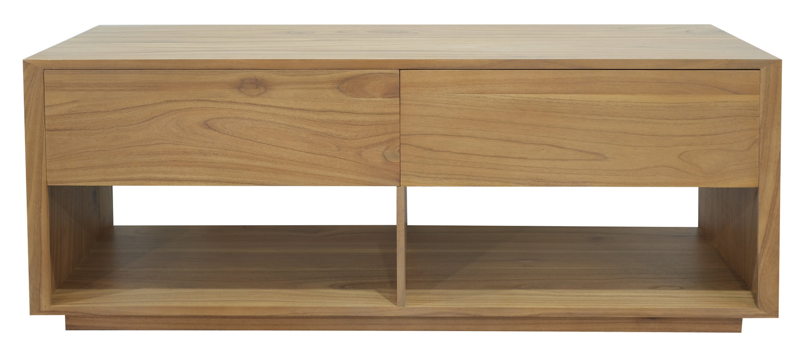 Oscar 2 Drawer Entertainment Unit (Natural)