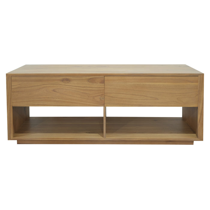Oscar 2 Drawer Entertainment Unit (Natural)