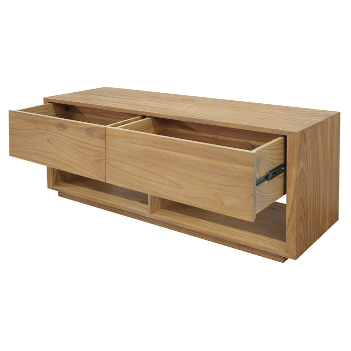 Oscar 2 Drawer Entertainment Unit (Natural)