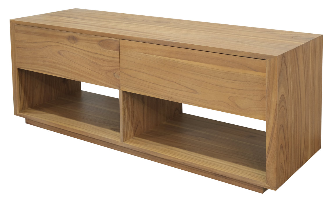 Oscar 2 Drawer Entertainment Unit (Natural)