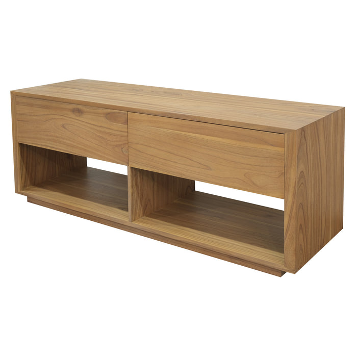 Oscar 2 Drawer Entertainment Unit (Natural)