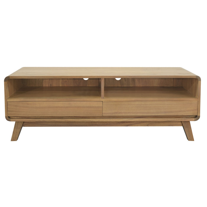 Providence 2 Drawer Entertainment Unit (Natural)