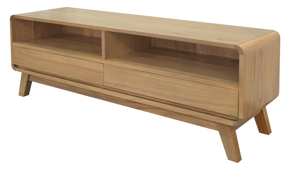 Providence 2 Drawer Entertainment Unit (Natural)