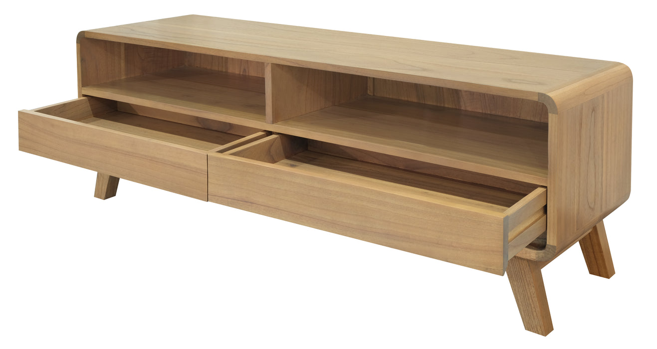 Providence 2 Drawer Entertainment Unit (Natural)