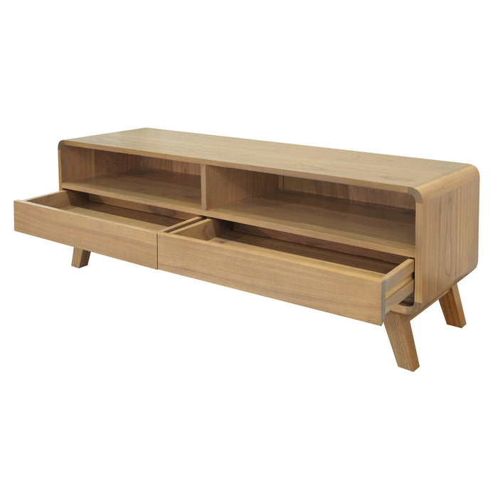 Providence 2 Drawer Entertainment Unit (Natural)