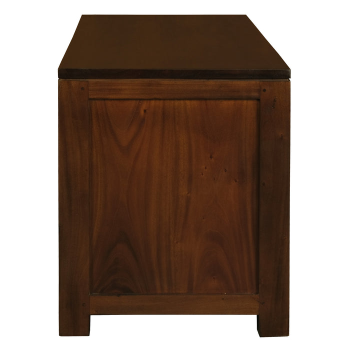 Amsterdam 2 Drawer Entertainment Unit (Mahogany)