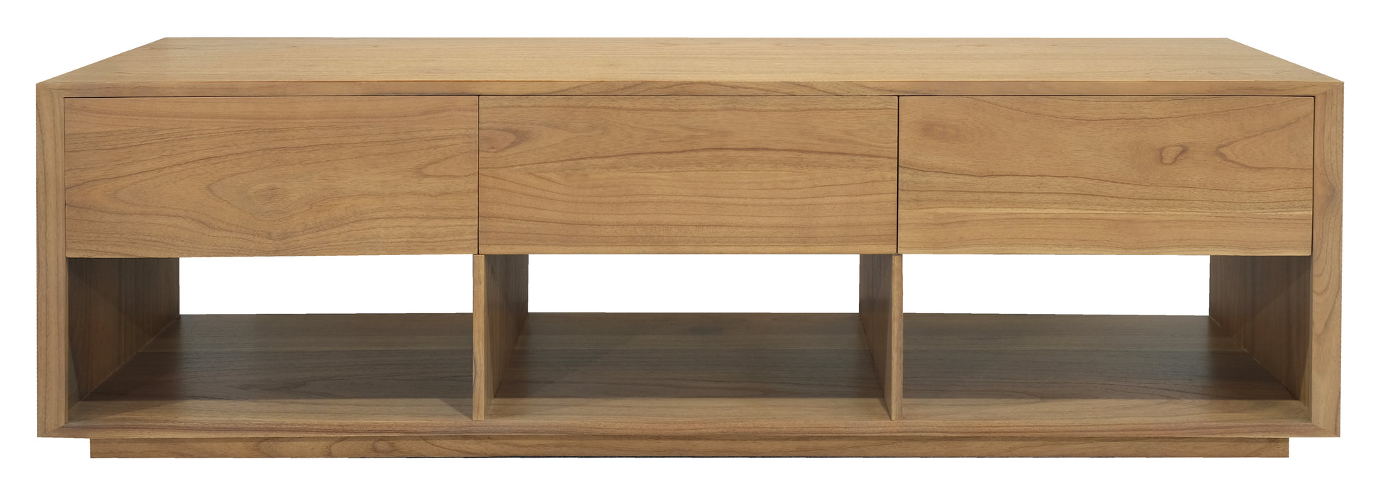 Oscar 3 Drawer Entertainment Unit (Natural)
