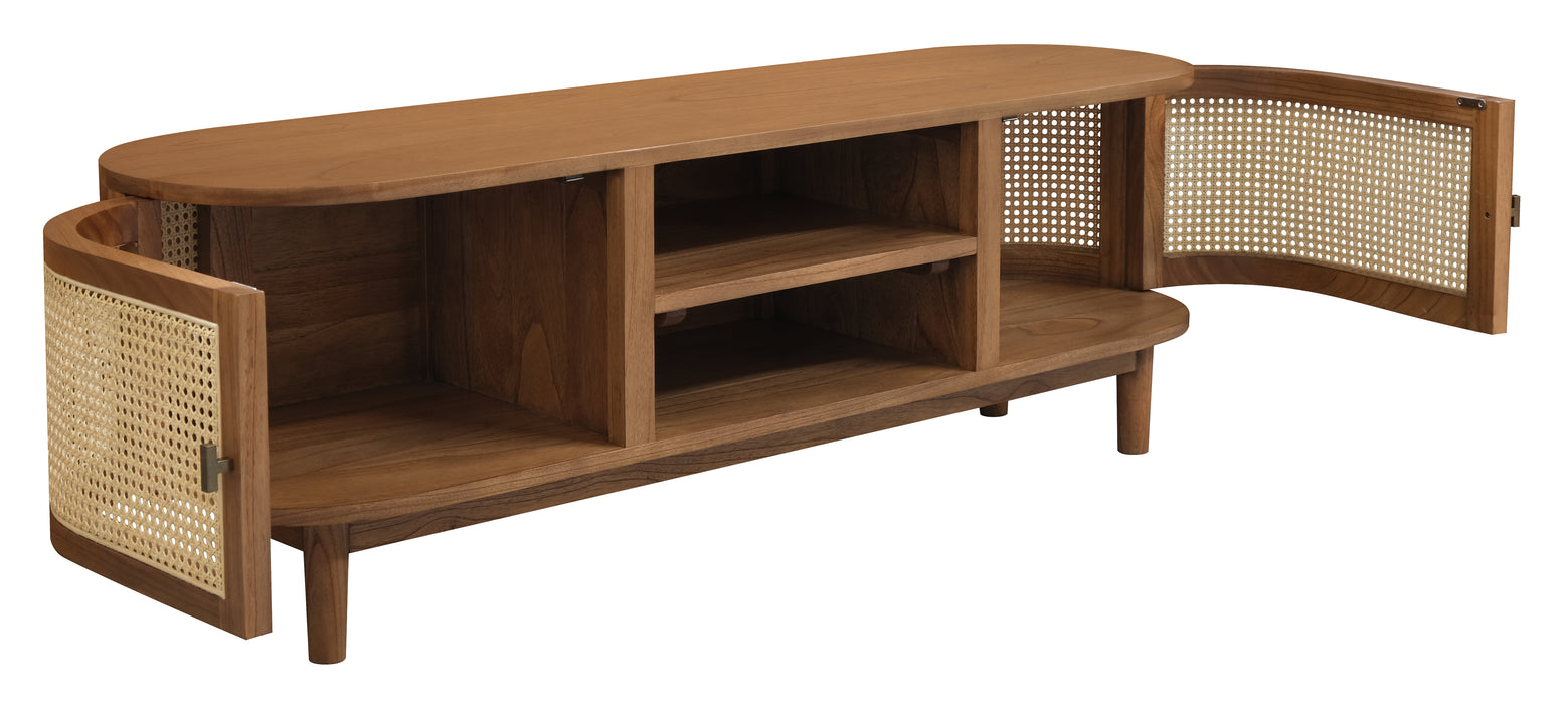 Kelly 2 Door Entertainment Unit (Almond)