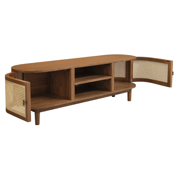 Kelly 2 Door Entertainment Unit (Almond)