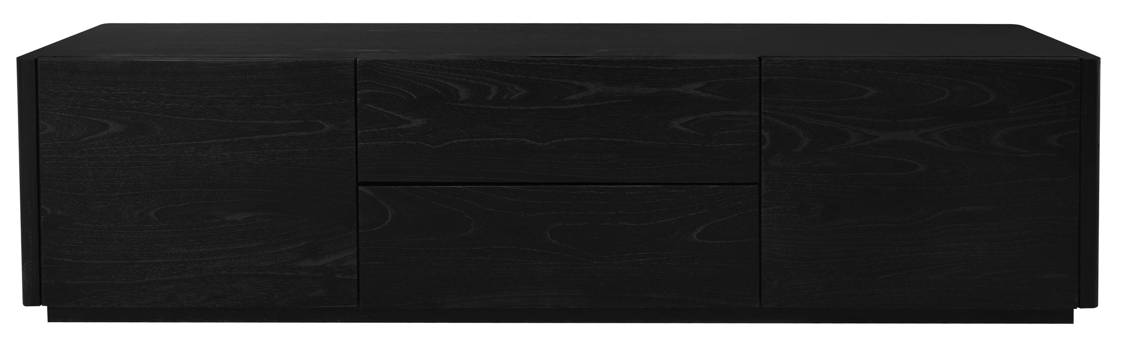 Gatsby 2 Door 2 Drawer Entertainment Unit (Black)