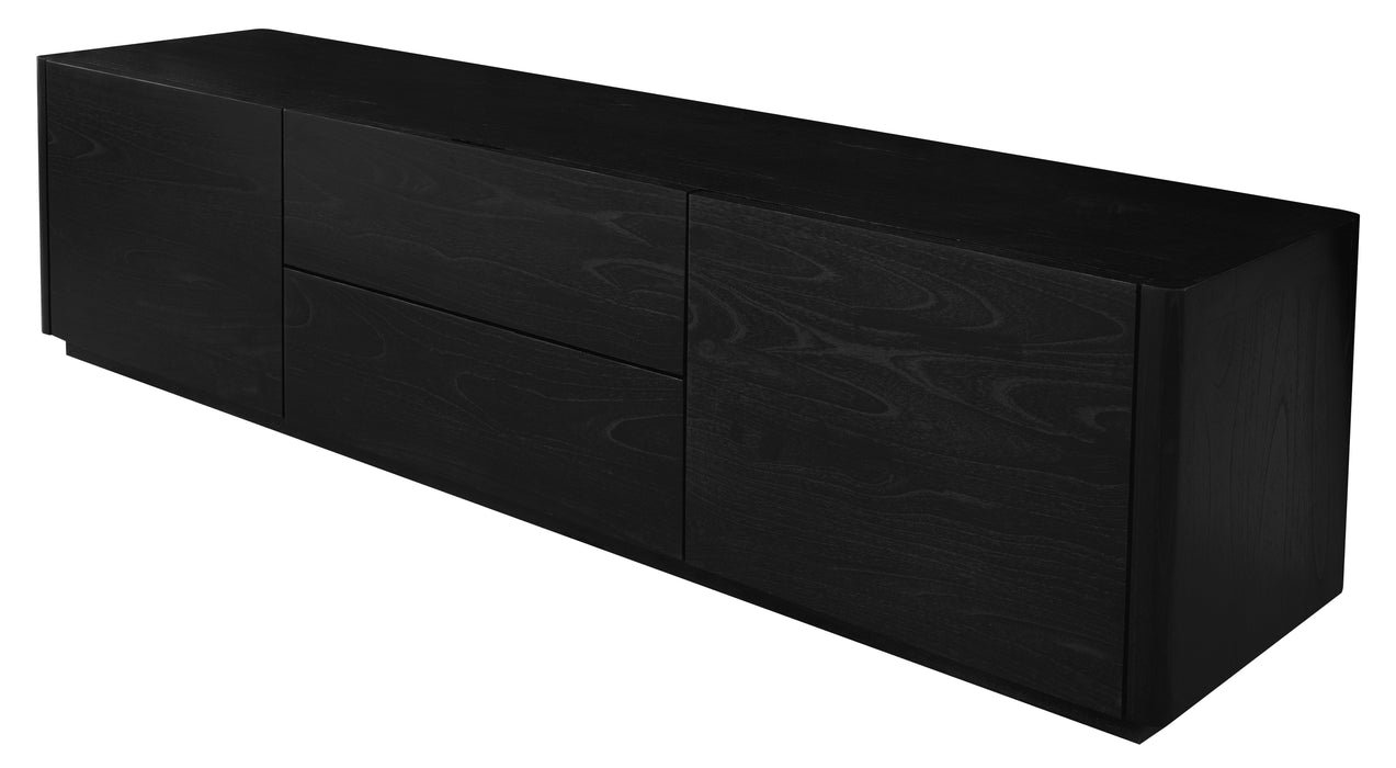 Gatsby 2 Door 2 Drawer Entertainment Unit (Black)
