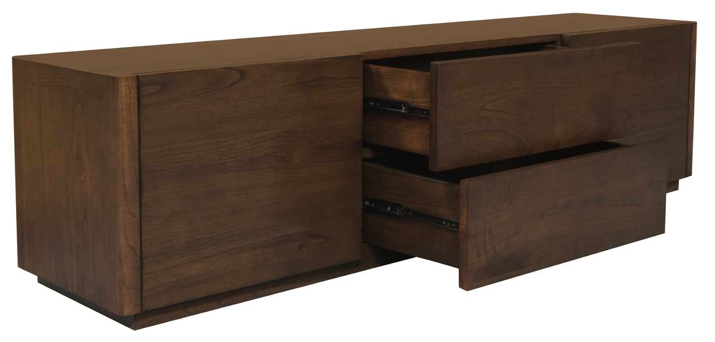 Gatsby 2 Door 2 Drawer Entertainment Unit (Walnut)