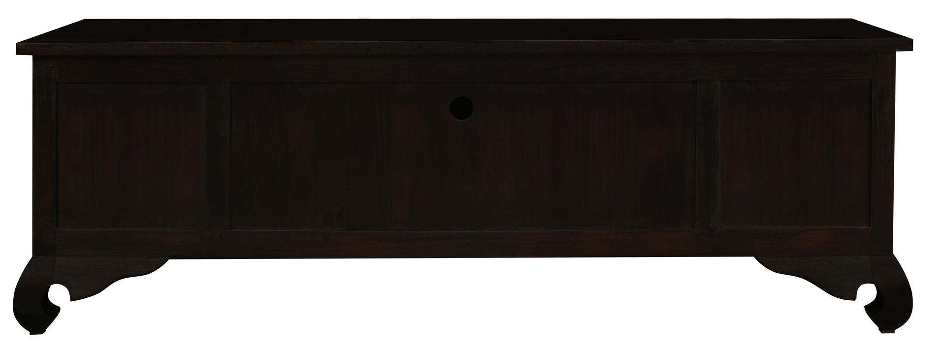 Dynasty 2 Door 4 DVD Drawer Entertainment Unit (Chocolate)