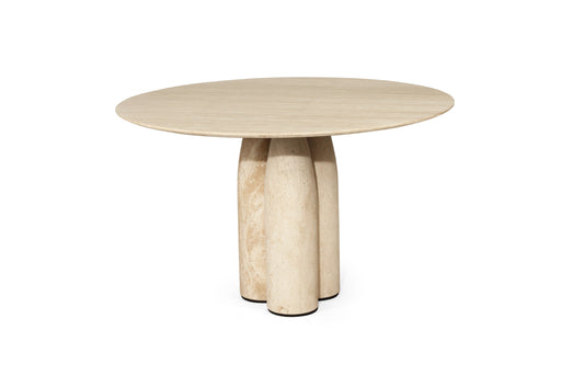 Elio Travertine Dining Table - 130cm