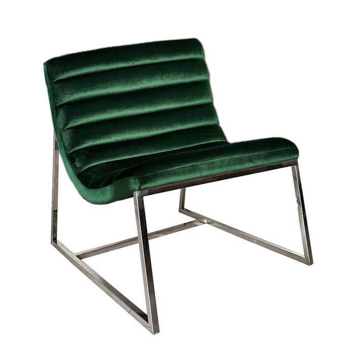 Glorie Emerald/Green Velvet Sofa Accent Chair Armchair