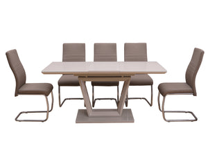 Falcon Extension Dining Table Cappuccino