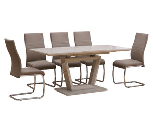 Falcon Extension Dining Table Cappuccino