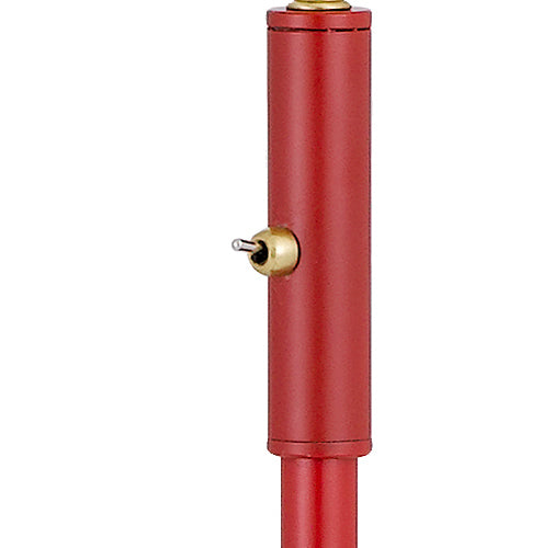 Farbon Floor Lamp - Brass Matt, Red