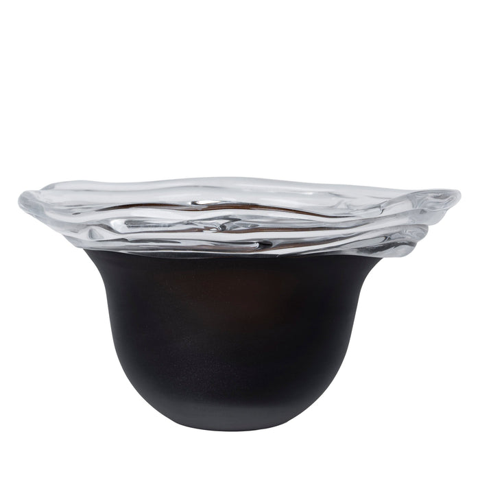 Stacked Wave Brown Bottom Bowl (CFB-E25081)