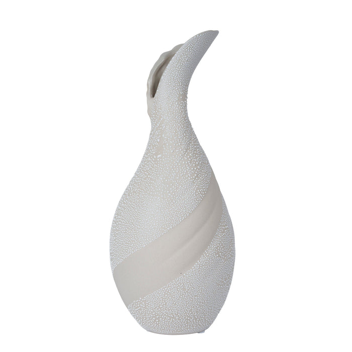 Bead-Dot Gooseneck Vase Style B (CFF-D25152B)