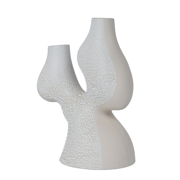 Bead-Dot Double Head Vase Style C (CFF-D25152C)