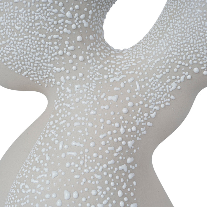 Bead-Dot Double Head Vase Style C (CFF-D25152C)