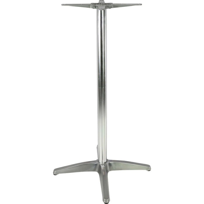 Durafurn Astoria Aluminium BAR Table Base — Precious Silver