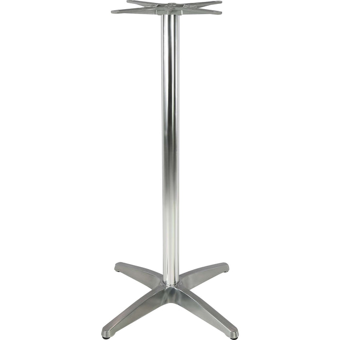 Durafurn Astoria Aluminium BAR Table Base — Precious Silver