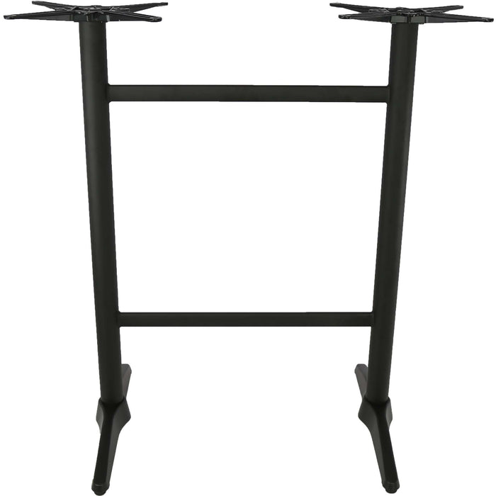 Durafurn Astoria Black BAR Twin Table Base - For 1200x800 tops