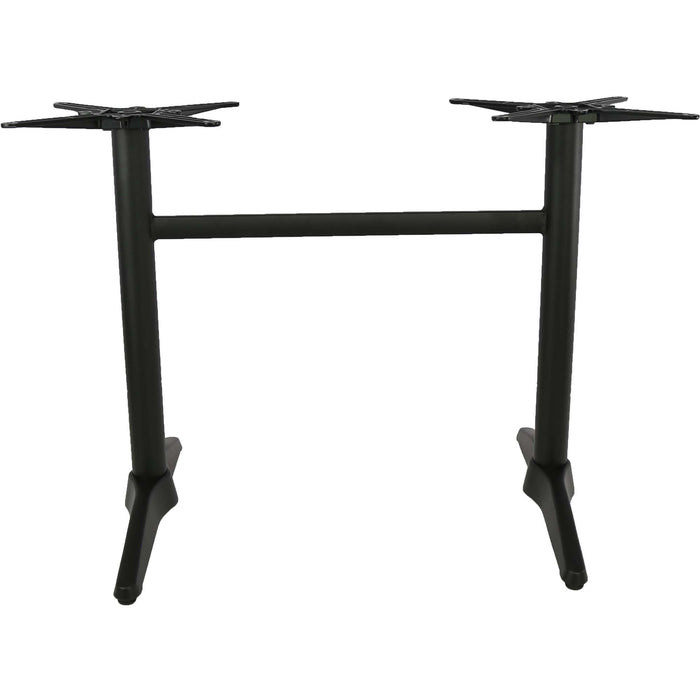 Durafurn Astoria Black Twin Table Base - For 1200x800 tops