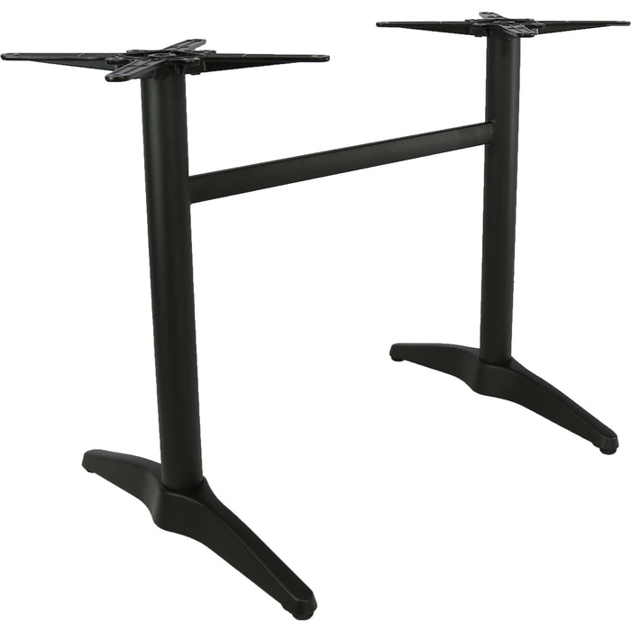 Durafurn Astoria Black Twin Table Base - For 1200x800 tops