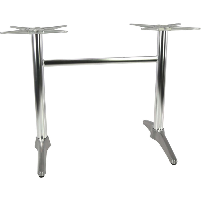 Durafurn Astoria Alum Twin Table Base - For 1200x800 tops