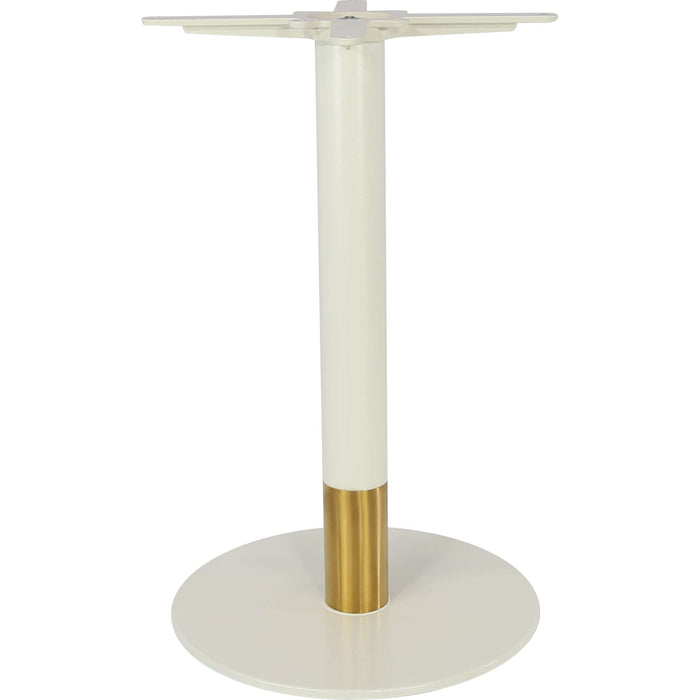 Durafurn Disco Table Base 450DIA - Two Tone - White/Gold