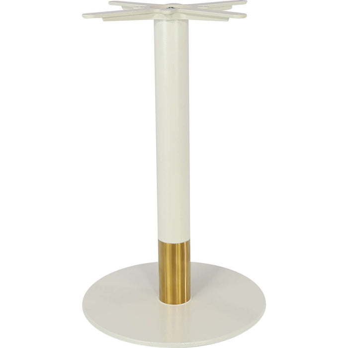 Durafurn Disco Table Base 450DIA - Two Tone - White/Gold
