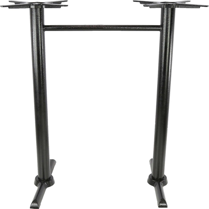 Durafurn Marlo Twin Bar Table Base - Black