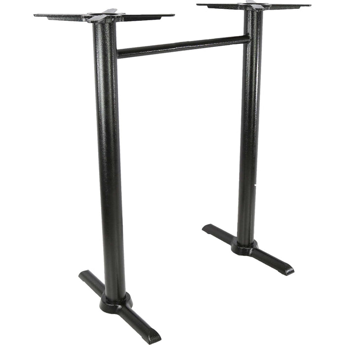 Durafurn Marlo Twin Bar Table Base - Black