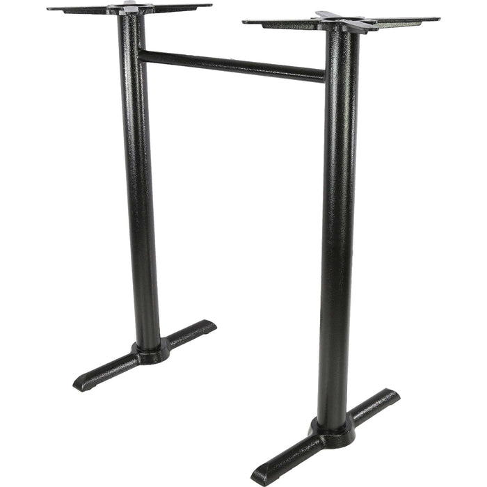 Durafurn Marlo Twin Bar Table Base - Black