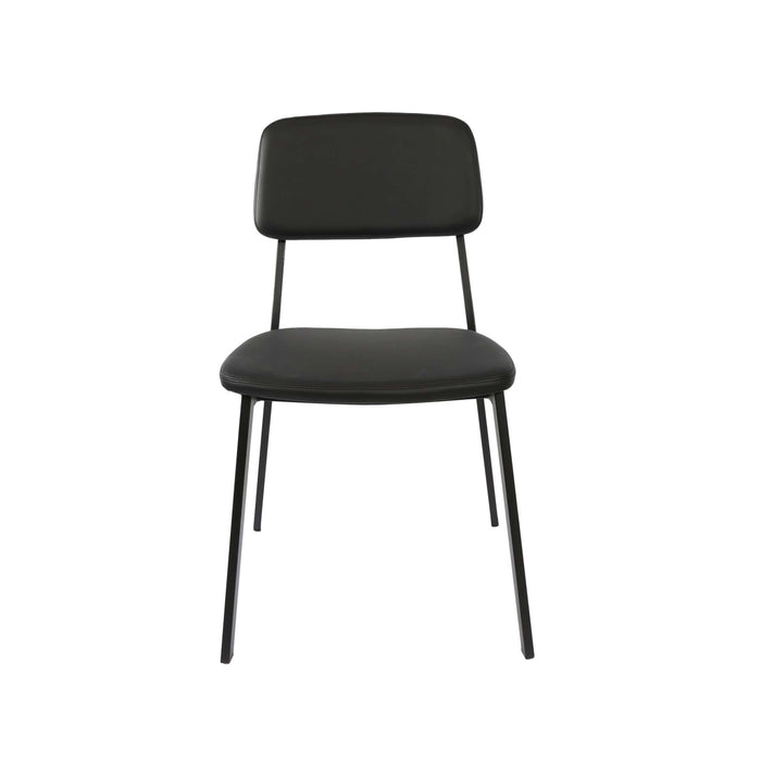 Durafurn Denver Chair - Black Vinyl Seat & Backrest