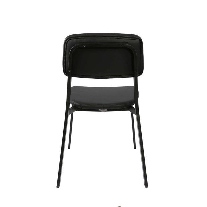 Durafurn Denver Chair - Black Vinyl Seat & Backrest