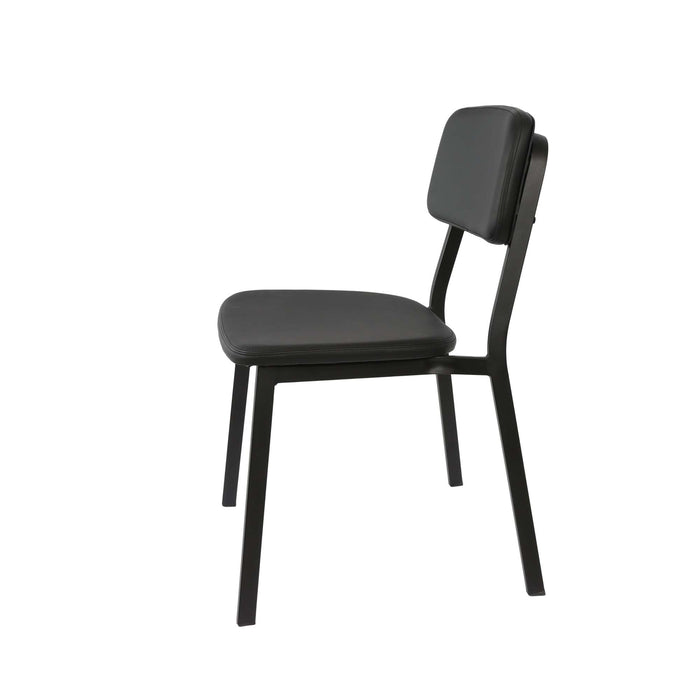 Durafurn Denver Chair - Black Vinyl Seat & Backrest