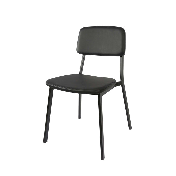 Durafurn Denver Chair - Black Vinyl Seat & Backrest
