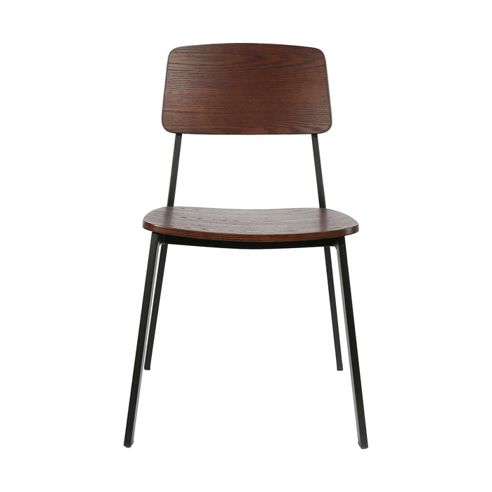 Durafurn Denver Chair - Dark Natural Ply Seat & Backrest