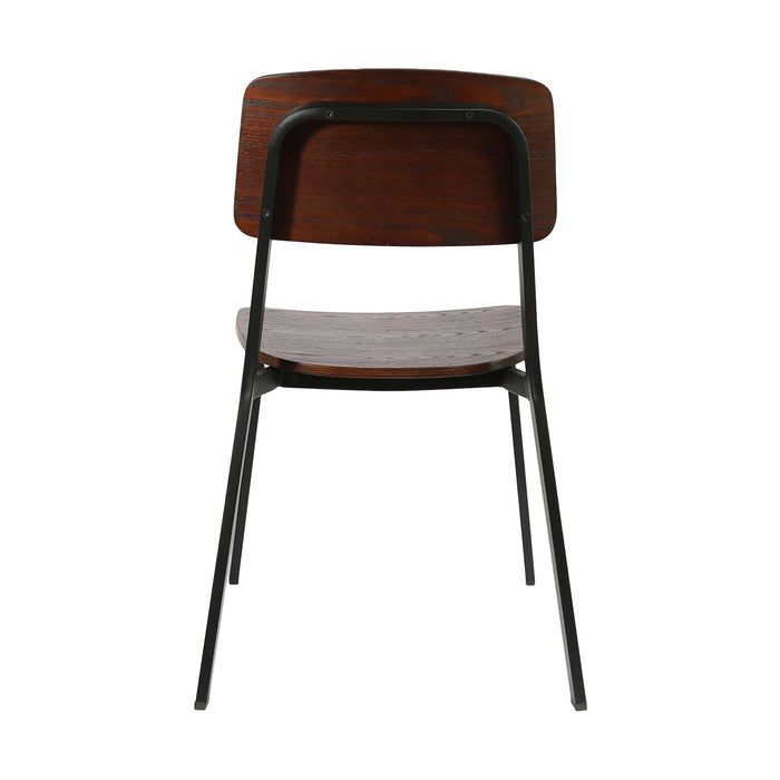 Durafurn Denver Chair - Dark Natural Ply Seat & Backrest