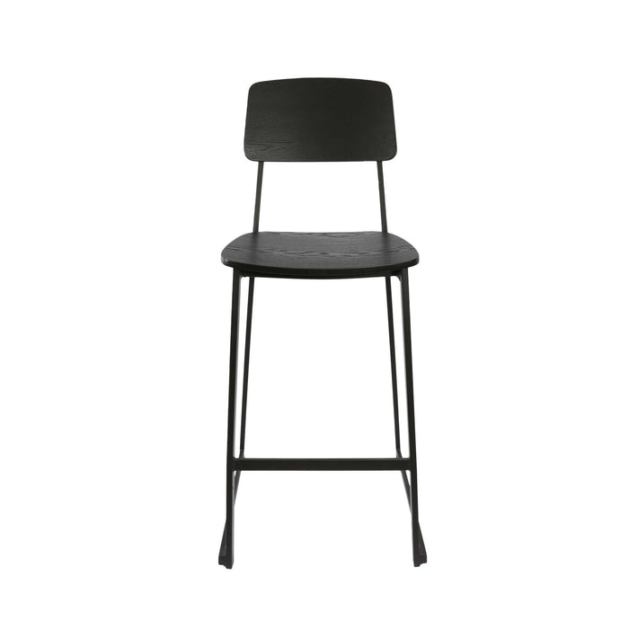 Durafurn Denver Barstool - Black Ply Seat & Backrest