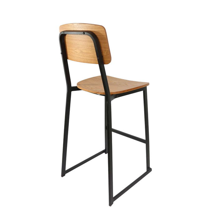 Durafurn Denver Barstool - Natural Ply Seat & Backrest