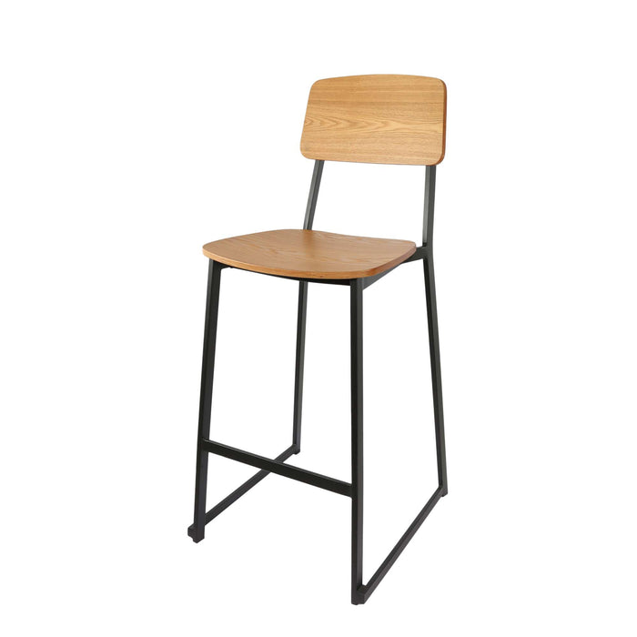 Durafurn Denver Barstool - Natural Ply Seat & Backrest