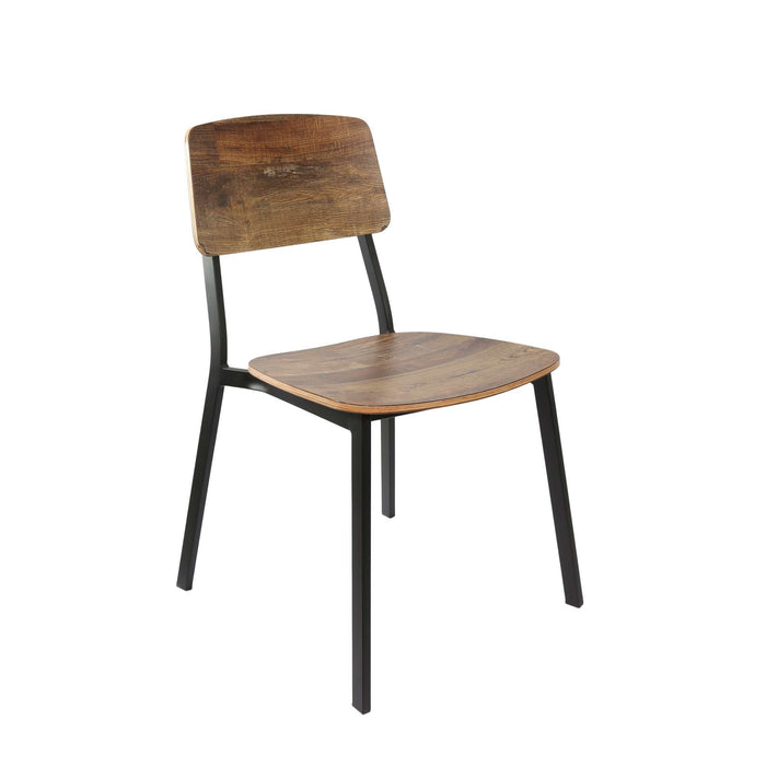 Durafurn Denver Chair - Rustic Wood Ply Seat & Backrest
